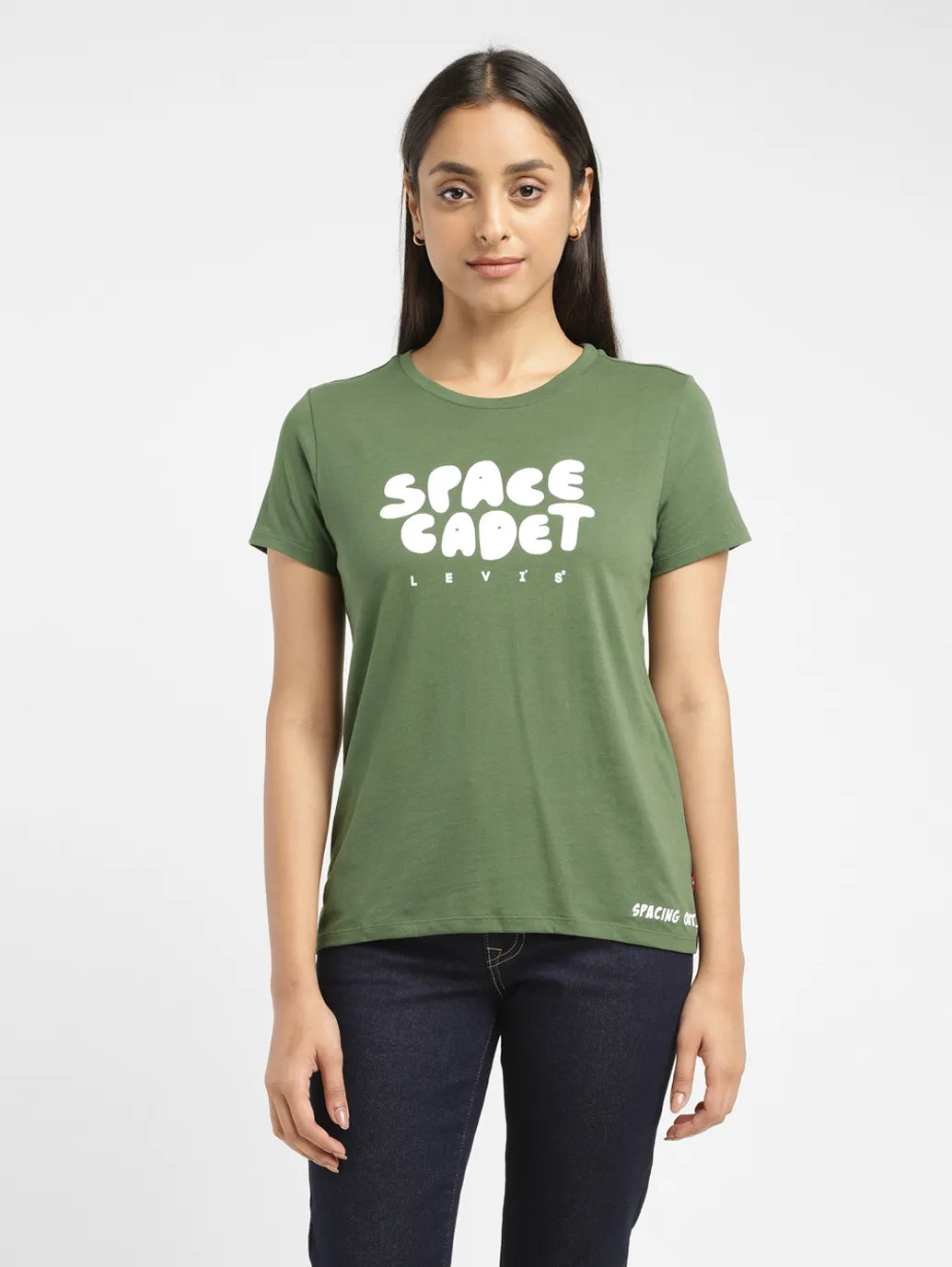 Women's Printed Crew Neck T-shirt - 33d766bb-7421-4cca-a318-6f56d7cadb54 View