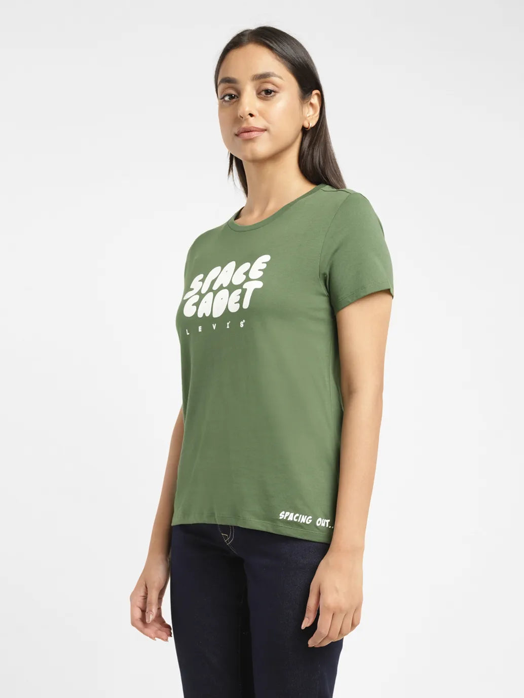 Women's Printed Crew Neck T-shirt - c95b01ae-3405-4672-91c7-e76d34a6d9b0 View