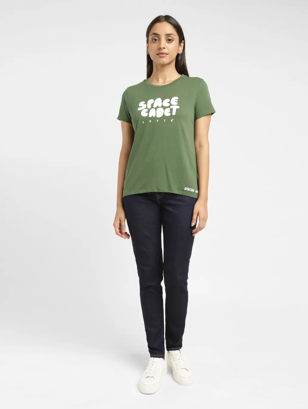 Women's Printed Crew Neck T-shirt - 9f1878b3-5efe-4777-9309-df42d2057294 View