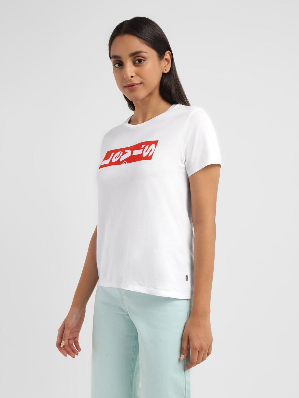 Women's Brand Logo Crew Neck T-shirt - 8b03893c-433e-45d7-9e55-2bdf19e3c27e View