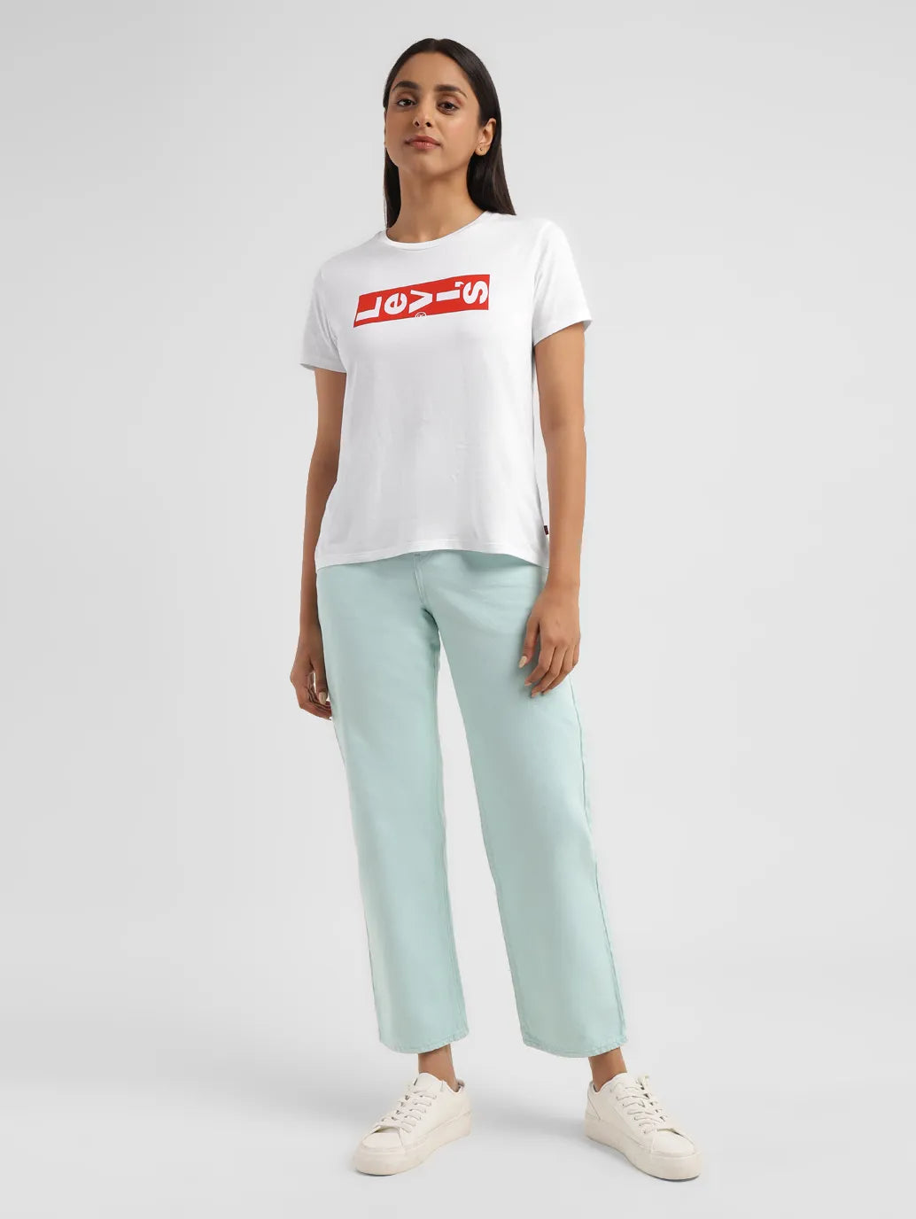 Women's Brand Logo Crew Neck T-shirt - c006dc8d-35da-45ce-b19d-c3458b58a0a4 View