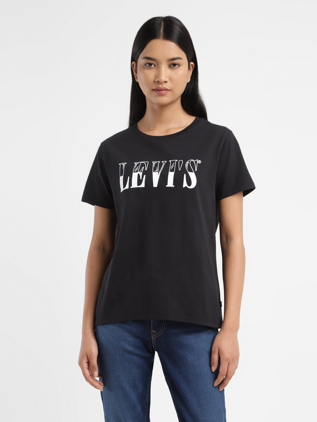 Women's Brand Logo Crew Neck T-shirt - 44143d8e-f7f8-412a-9f27-7a91e6fe8547 View
