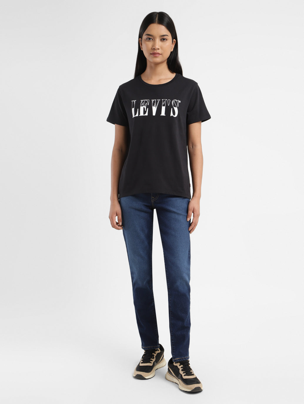 Women's Brand Logo Crew Neck T-shirt - b057d058-9cca-4890-8f82-f41e4790c413 View