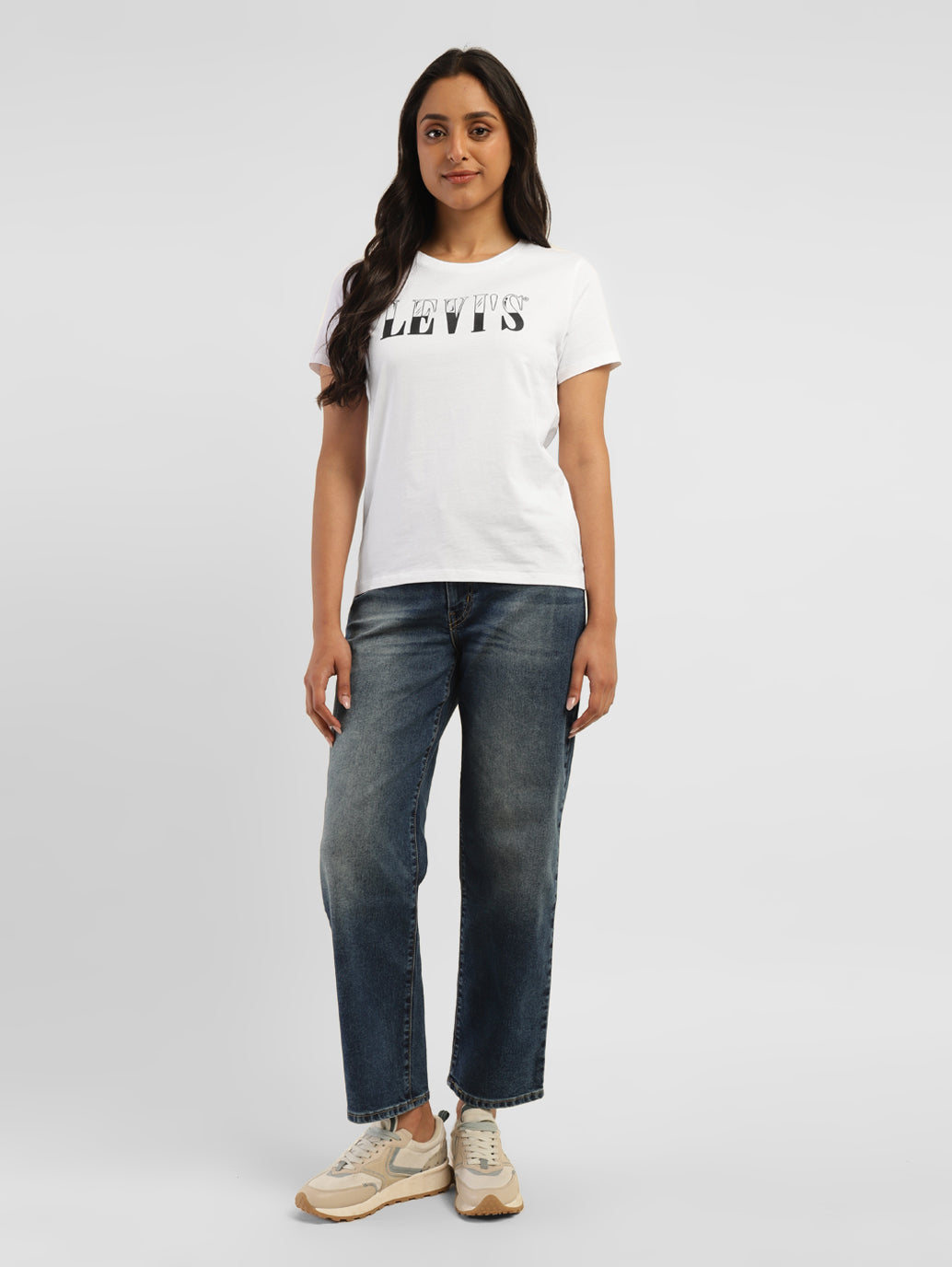 Women's Brand Logo Crew Neck T-shirt - 139c3a7a-a560-4f41-80a5-52404ceb890e View
