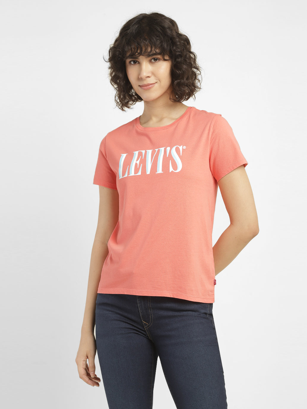 Women's Brand Logo Crew Neck T-shirt - 3b433a1f-cfc7-4095-a6f8-fe6912207eac View