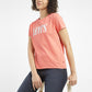Women's Brand Logo Crew Neck T-shirt - StyleShot View