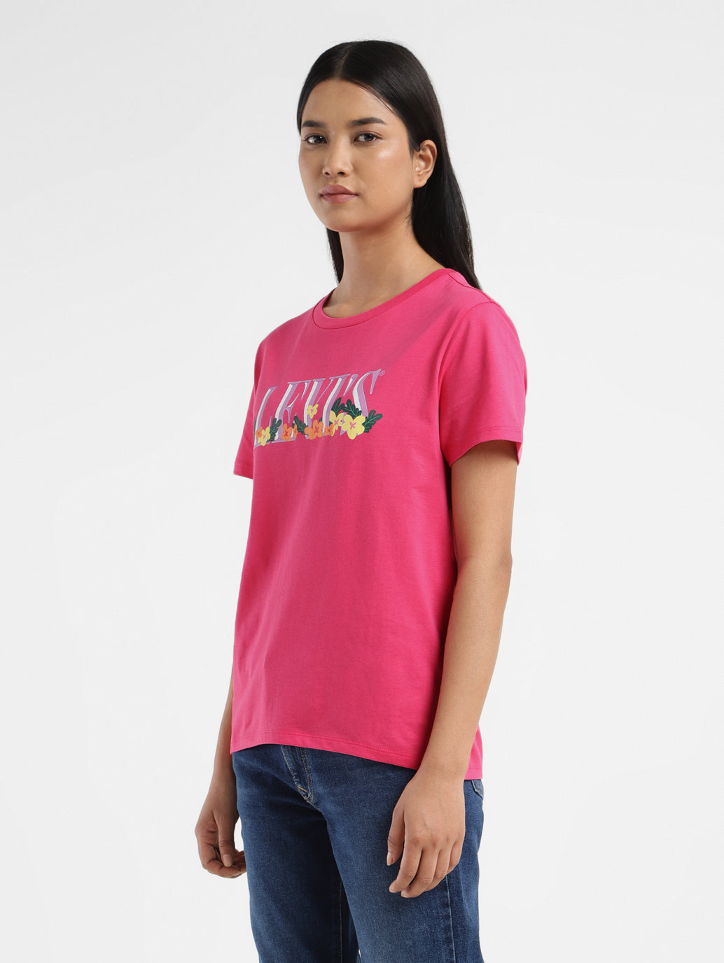 Women's Graphic Print Crew Neck T shirt - e122193e-cf71-44e0-ae46-4d78fcd2f489 View