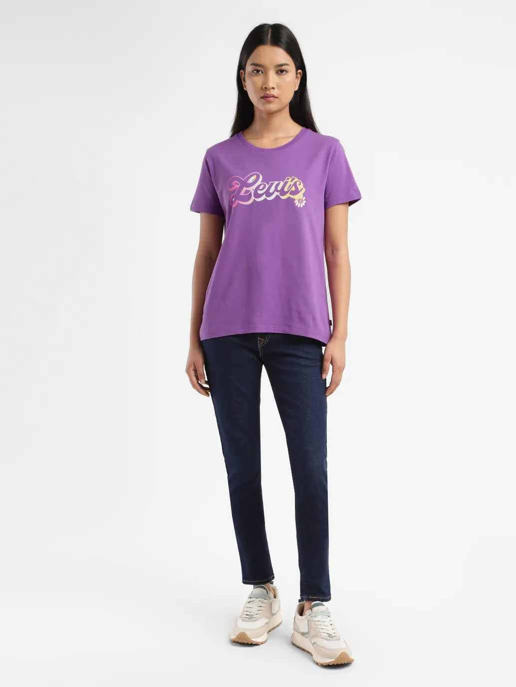 Women's Brand Logo Crew Neck T shirt - b8e55adb-bec7-4014-9069-d86ae5c91476 View