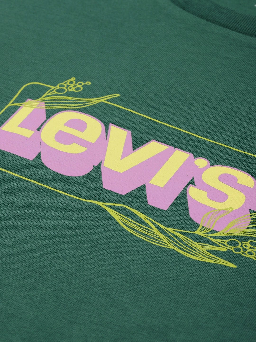 Women's Graphic Print Crew Neck T-shirt - Details View