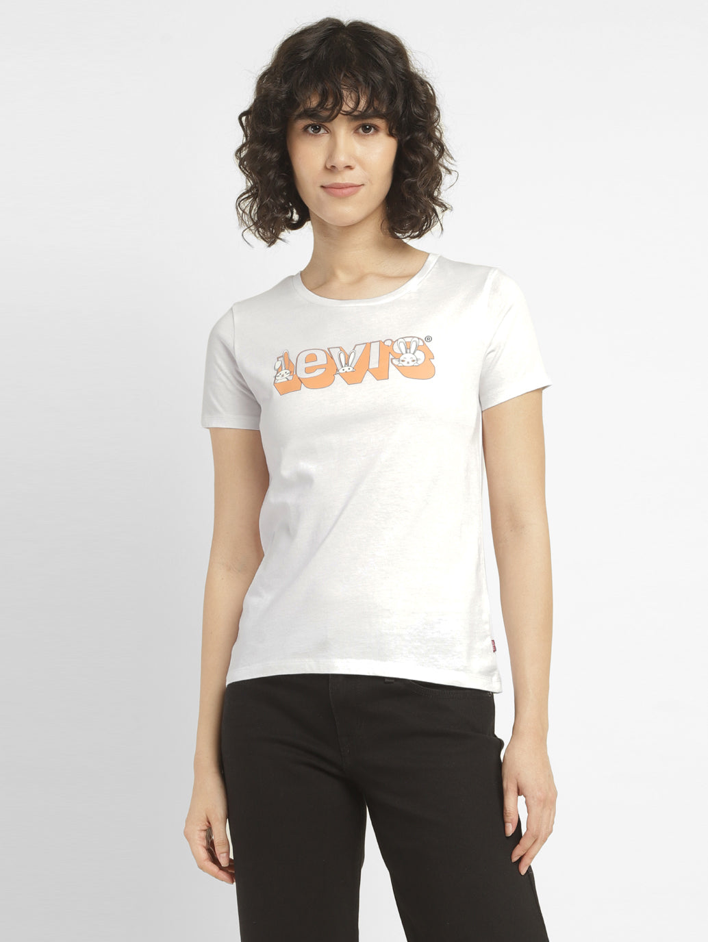 Women's Brand Logo Crew Neck T-shirt - 9142ceac-277c-4957-aa69-e365ccc8babd View