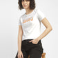 Women's Brand Logo Crew Neck T-shirt - StyleShot View