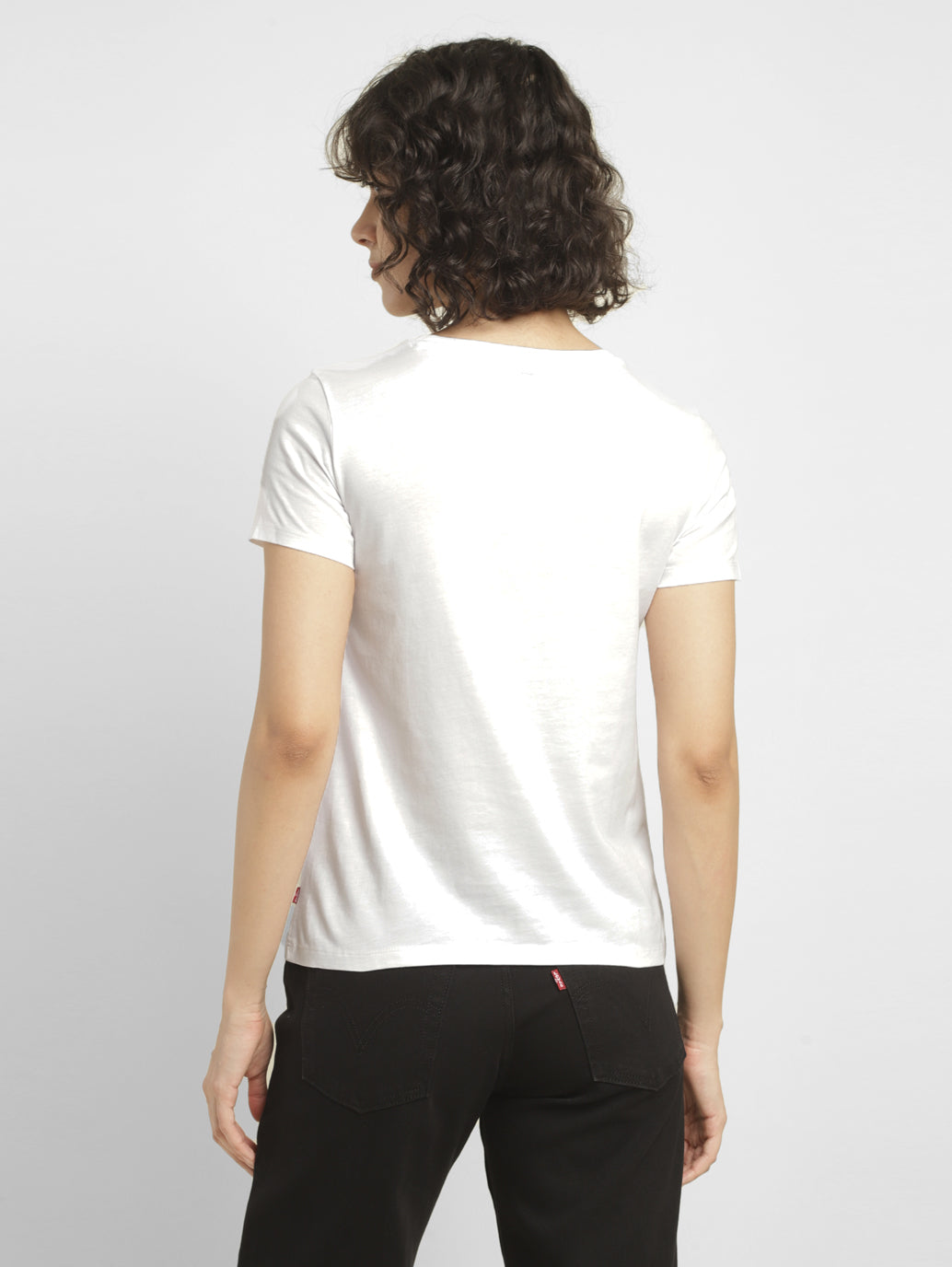 Women's Brand Logo Crew Neck T-shirt - 2974dc4b-576f-45b9-a9a5-1a93e53dd679 View