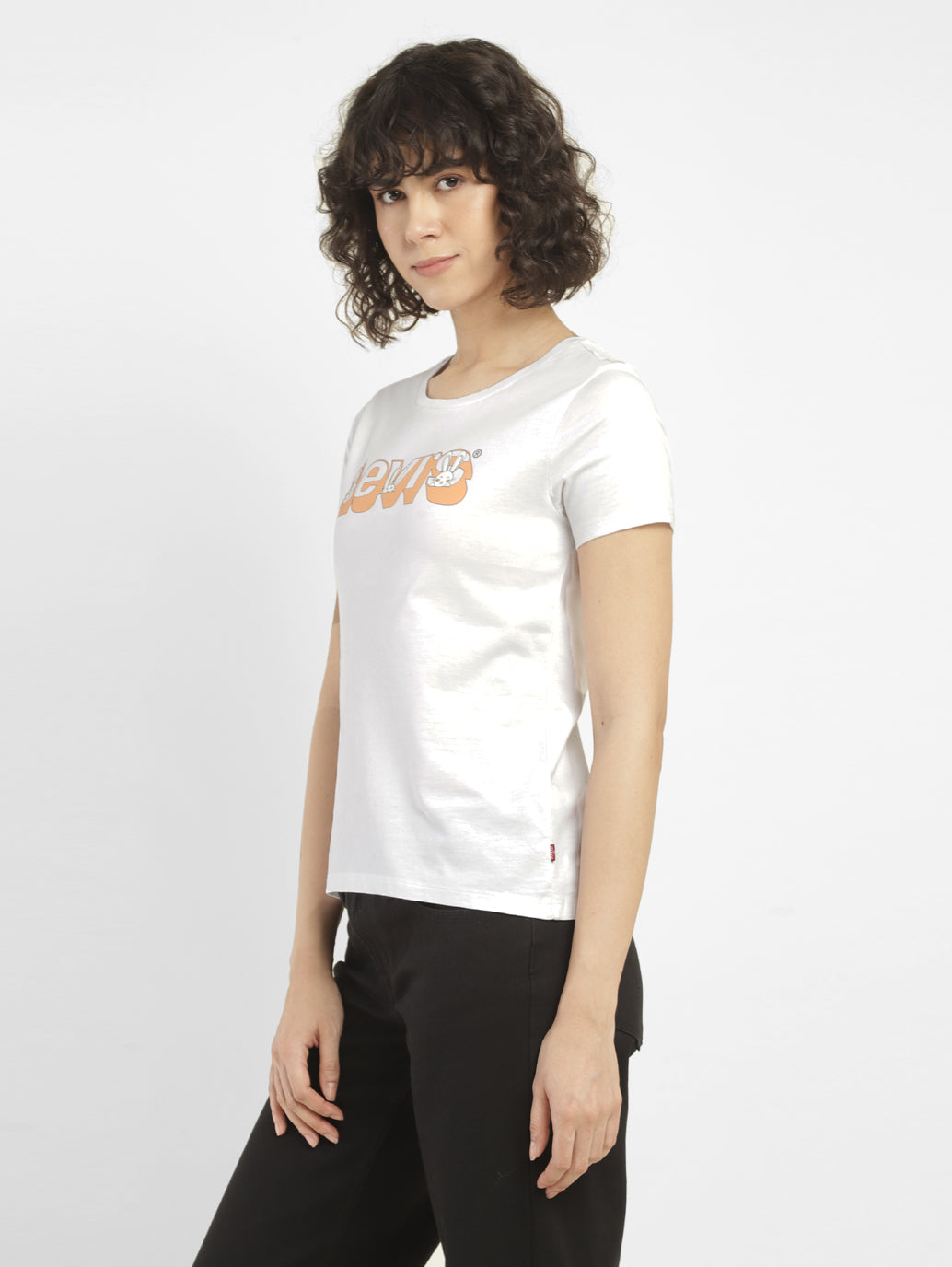 Women's Brand Logo Crew Neck T-shirt - 50f88750-08f3-4fcc-848c-bddb87c8f7f5 View
