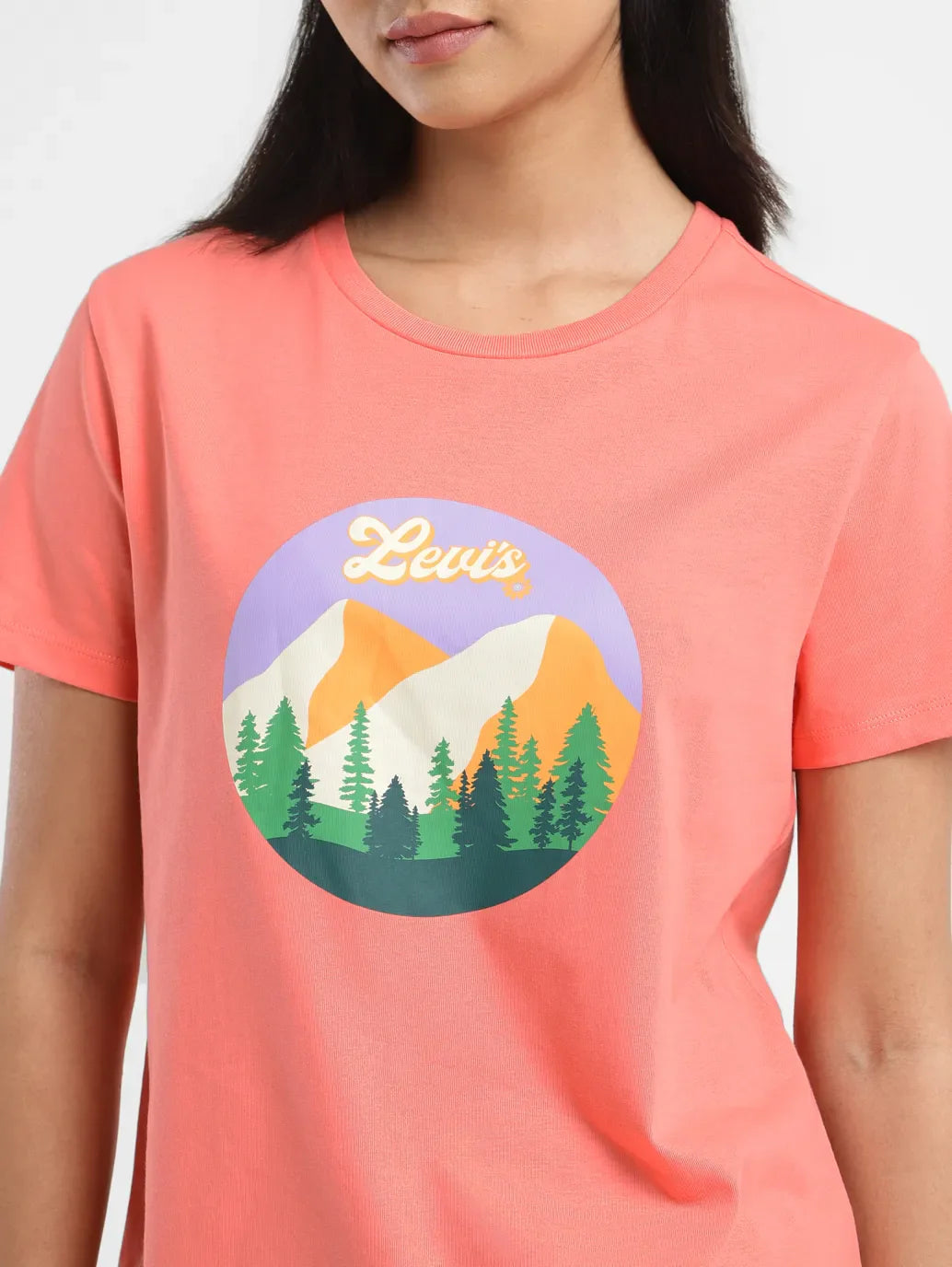Women's Graphic Print Crew Neck T shirt - 5cc8f119-d44e-47cf-be98-83c3aadb05e9 View