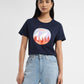 Women's Graphic Printed Crew Neck T-Shirt - Styleshot View
