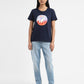 Women's Graphic Printed Crew Neck T-Shirt - ModelFront View