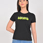 Women's Brand Logo Crew Neck T-Shirt - Front View