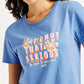 Women's Graphic Print Crew Neck T-shirt - Detail View