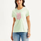 Women's Graphic Print Crew Neck T-shirt - Front View
