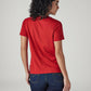Women's Logo Printed Slim Fit T-Shirt - Back View