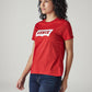 Women's Logo Printed Slim Fit T-Shirt - Side View