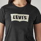 Women's Logo Printed Slim Fit T-Shirt - detail View