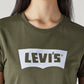 Women's Logo Printed Slim Fit T-Shirt - Detail View