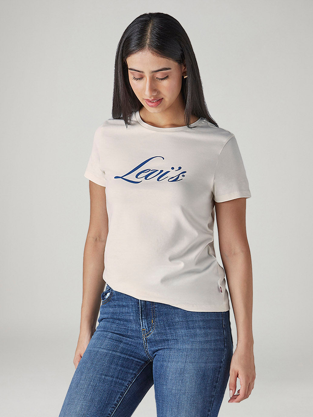 Women's Logo Printed Slim Fit T-Shirt