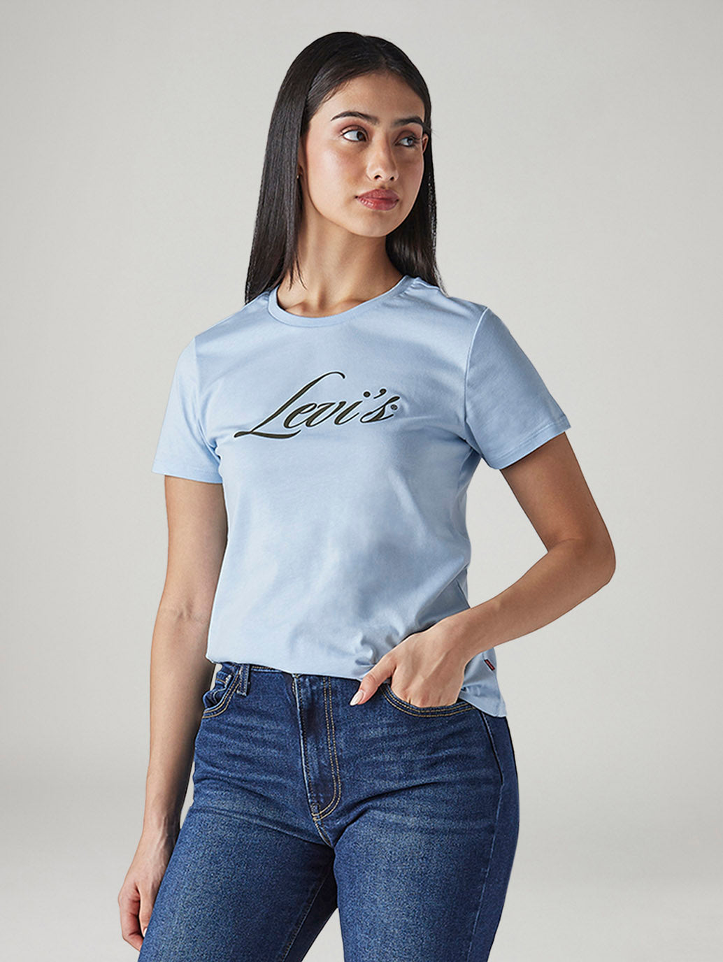 Women's Logo Printed Slim Fit T-Shirt