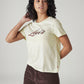Women's Logo Printed Slim Fit T-Shirt - Styleshot View
