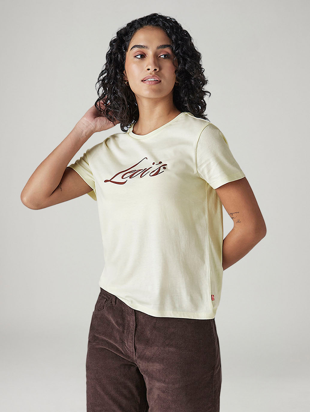 Women's Logo Printed Slim Fit T-Shirt