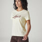Women's Logo Printed Slim Fit T-Shirt - Side View