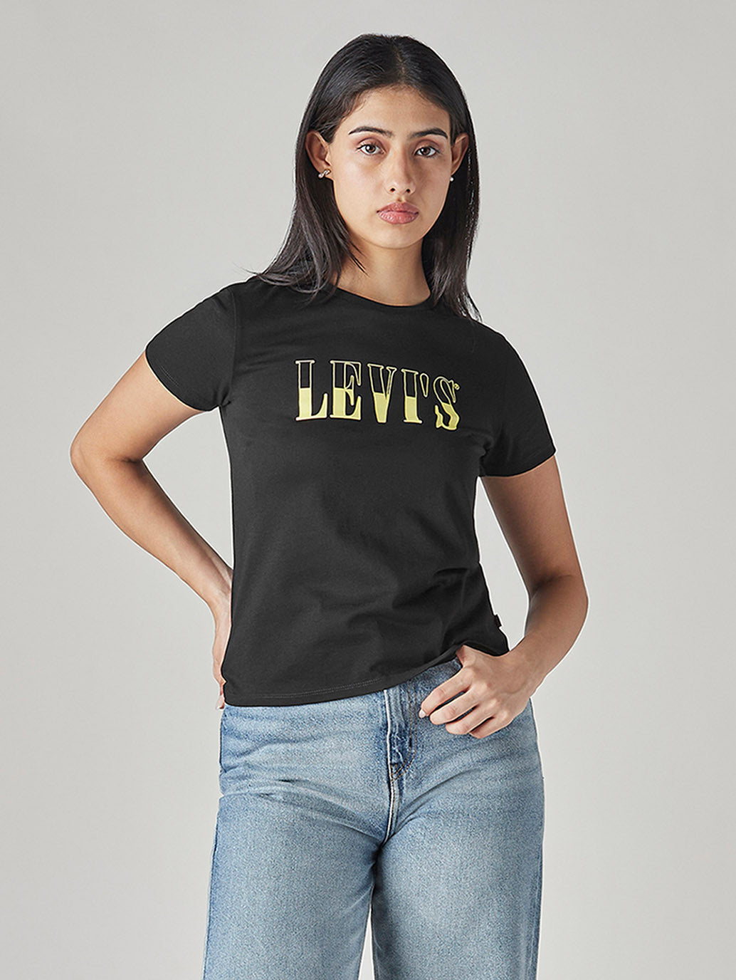 Women's Typography Printed Regular Fit T-Shirt