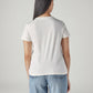 Women's Typography Printed Regular Fit T-Shirt - Back View