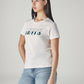 Women's Typography Printed Regular Fit T-Shirt - Side View