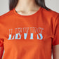 Women's Typography Printed Regular Fit T-Shirt - Detail View