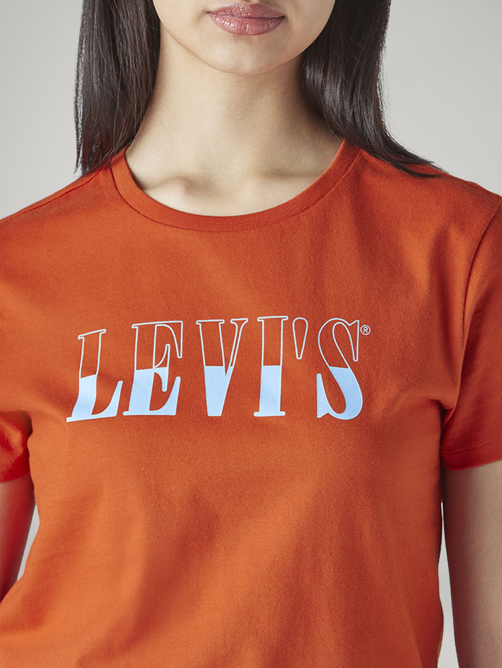 Women's Typography Printed Regular Fit T-Shirt - Detail View