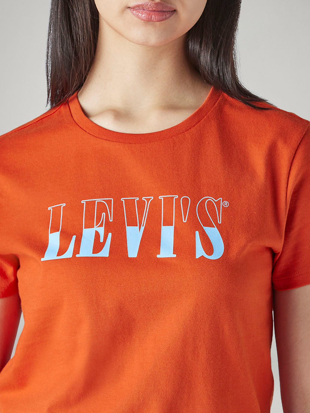 Women's Typography Printed Regular Fit T-Shirt - Detail View