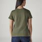 Women's Logo Printed Slim Fit Jersey T-Shirt - Back View