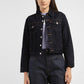 Women's Solid Spread Collar Denim Jacket - d5cb6886-cac3-4bab-8d8f-e103f3c8c5ff View