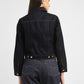 Women's Solid Spread Collar Denim Jacket - bfb5f62c-8d08-4b29-8e4b-f3c62b0366a7 View