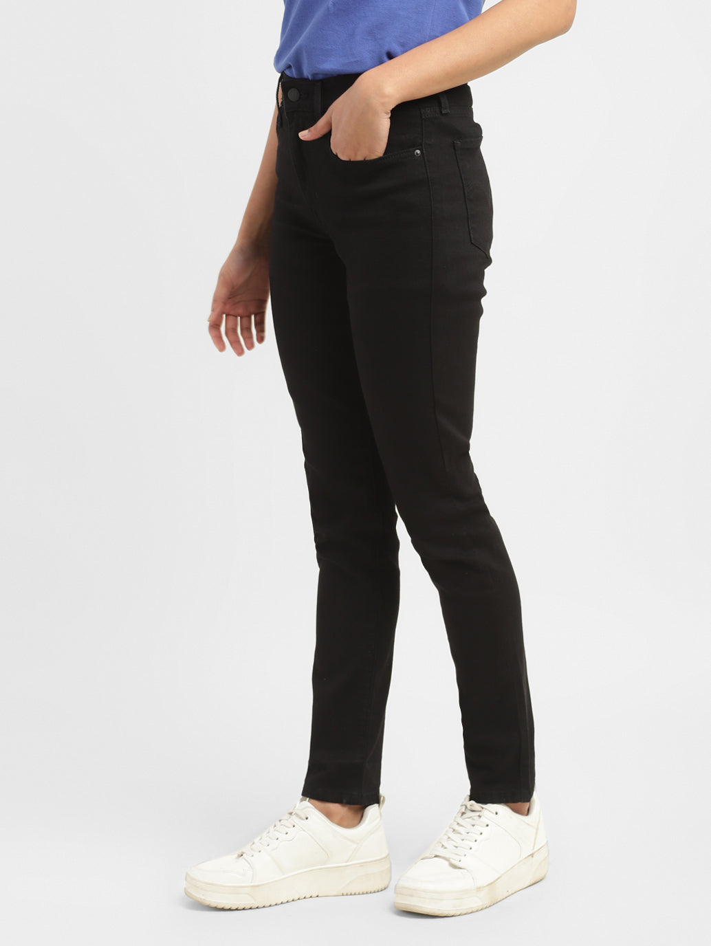Women's 721 Black Skinny Fit High Rise Jeans - 5282bcb9-9e02-4f09-8f6b-c19c01c28c86 View