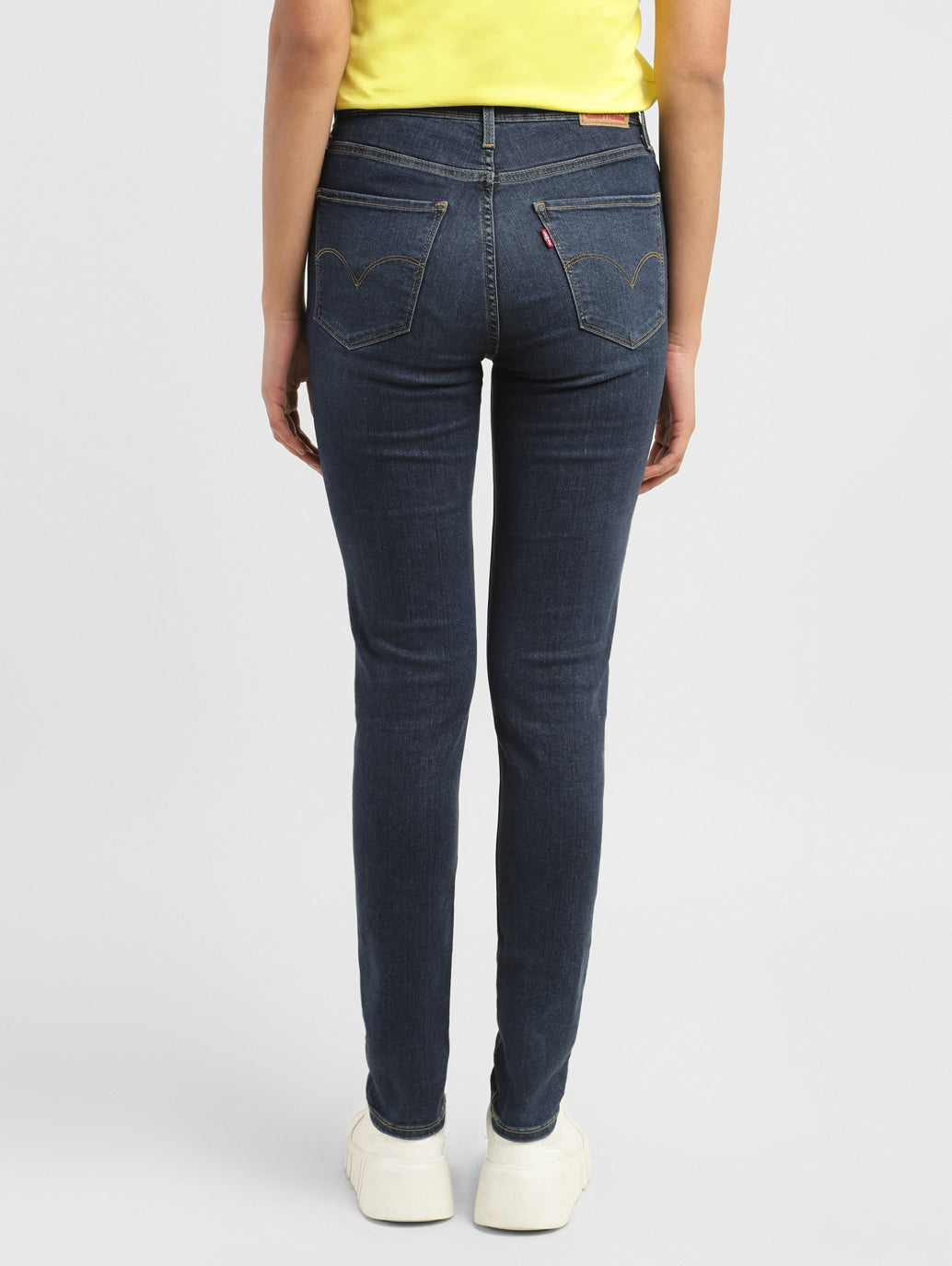 Women's 721 Blue Skinny Fit High Rise Jeans - 0831a1ad-85e9-450b-8a4a-2c6daddd6c70 View