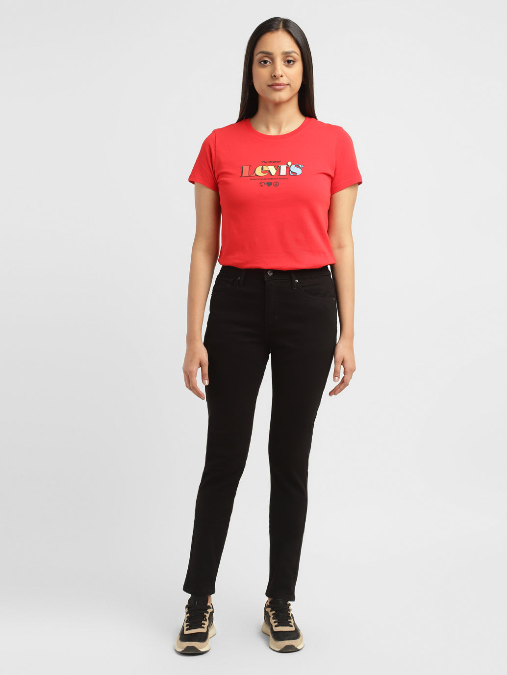 Women's 721 Black Skinny Fit High Rise Jeans - f123e551-f720-418e-aeb5-aed229036e0a View