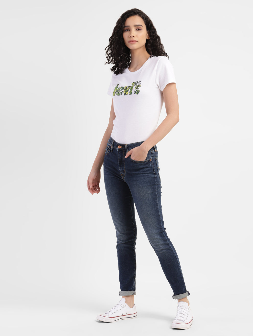 Women's 721 Indigo Skinny Fit High Rise Jeans - 6461acdc-e0c4-4afd-a117-247b95a96f42 View