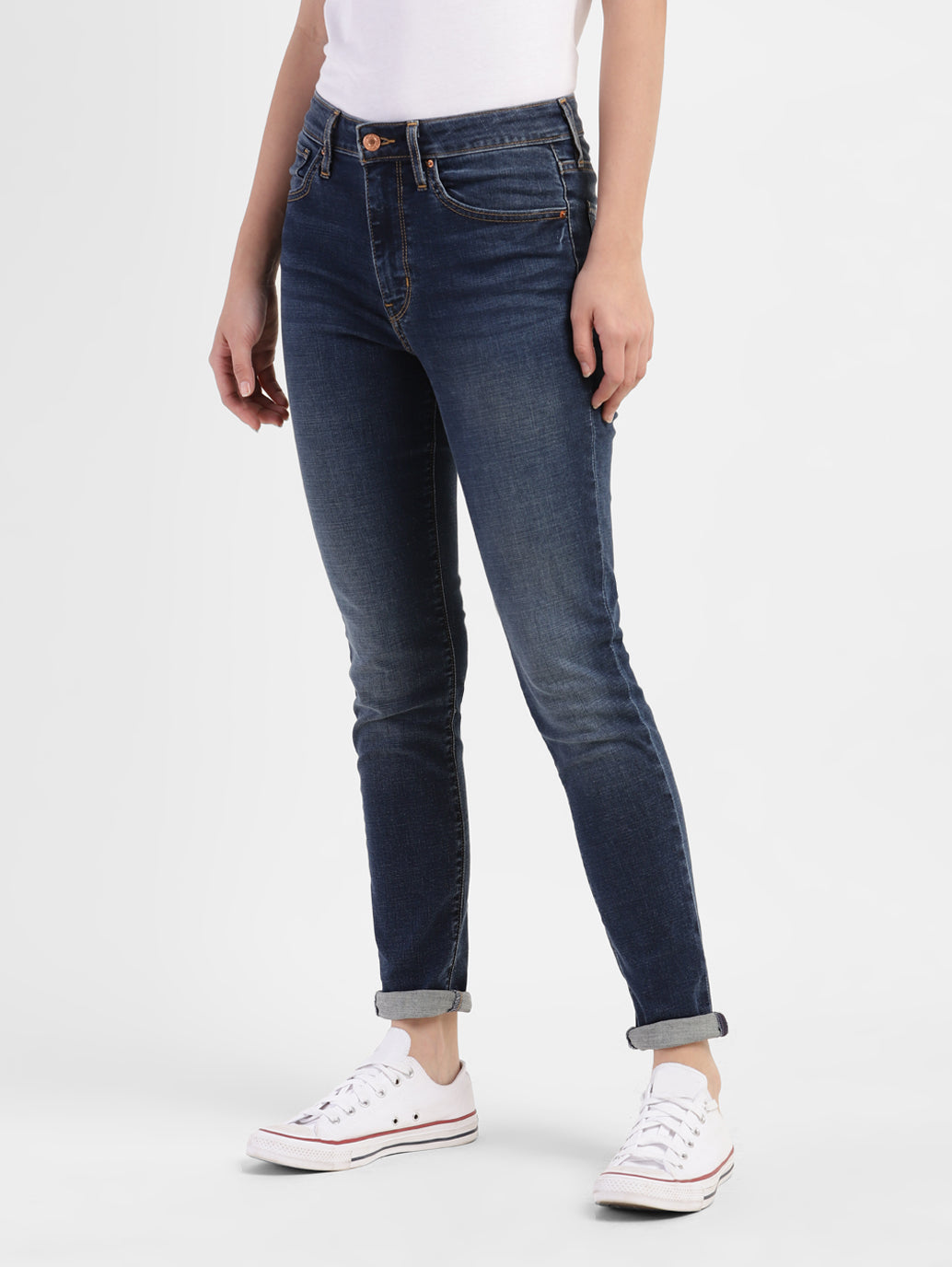 Women's 721 Indigo Skinny Fit High Rise Jeans - c2c227f6-e1e7-434b-bdeb-2bca259a728d View