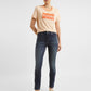 Women's 721 Blue Skinny Fit High Rise Jeans - f7c8dcb5-a2f5-4337-be64-7531a777e0d6 View