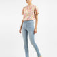 Women's 721 Blue Skinny Fit High Rise Jeans - 8e39e06a-a30d-4614-b010-dd539e528e1d View