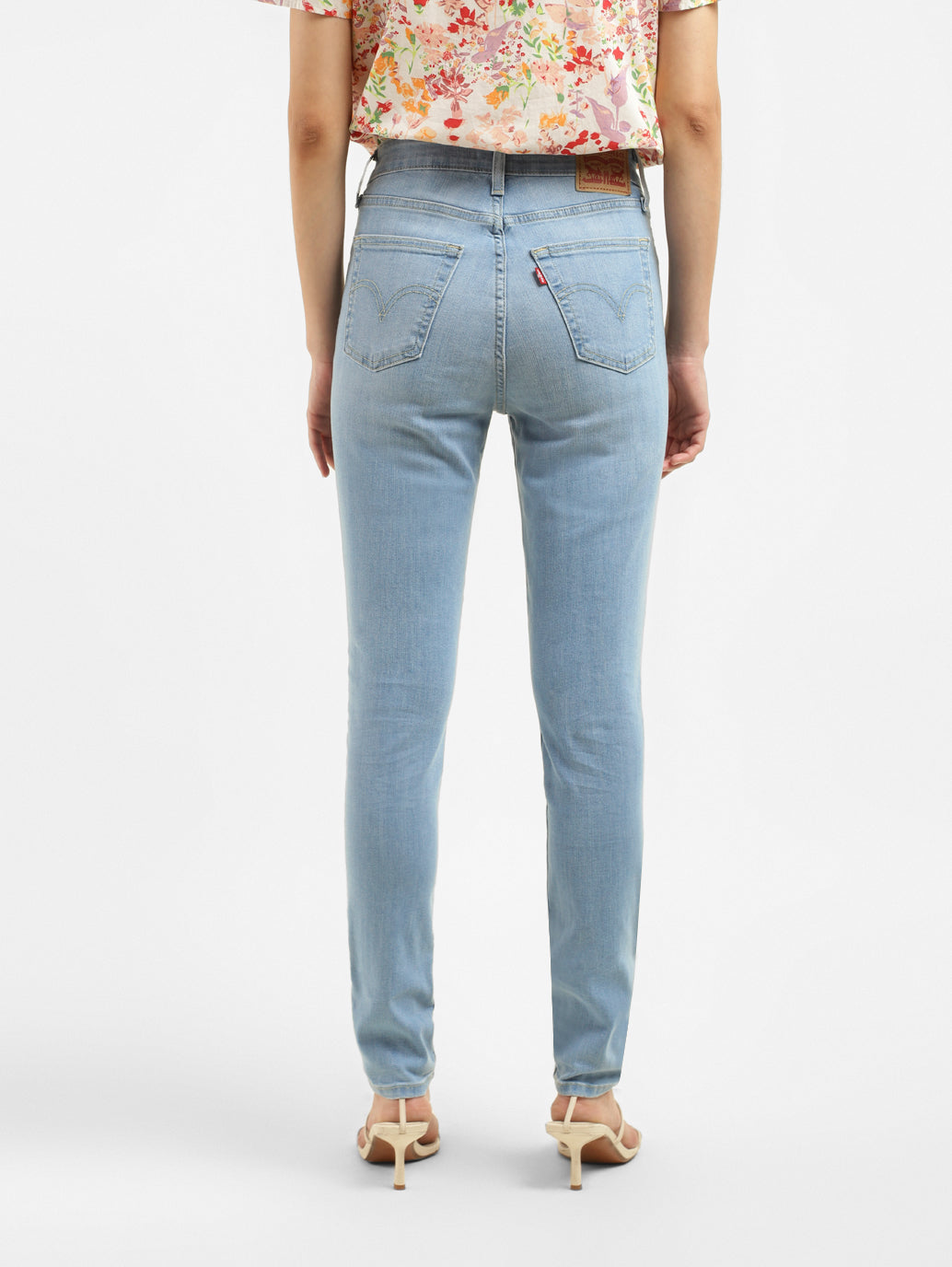 Women's 721 Blue Skinny Fit High Rise Jeans - c21bd348-468c-4180-b865-455a001e3829 View