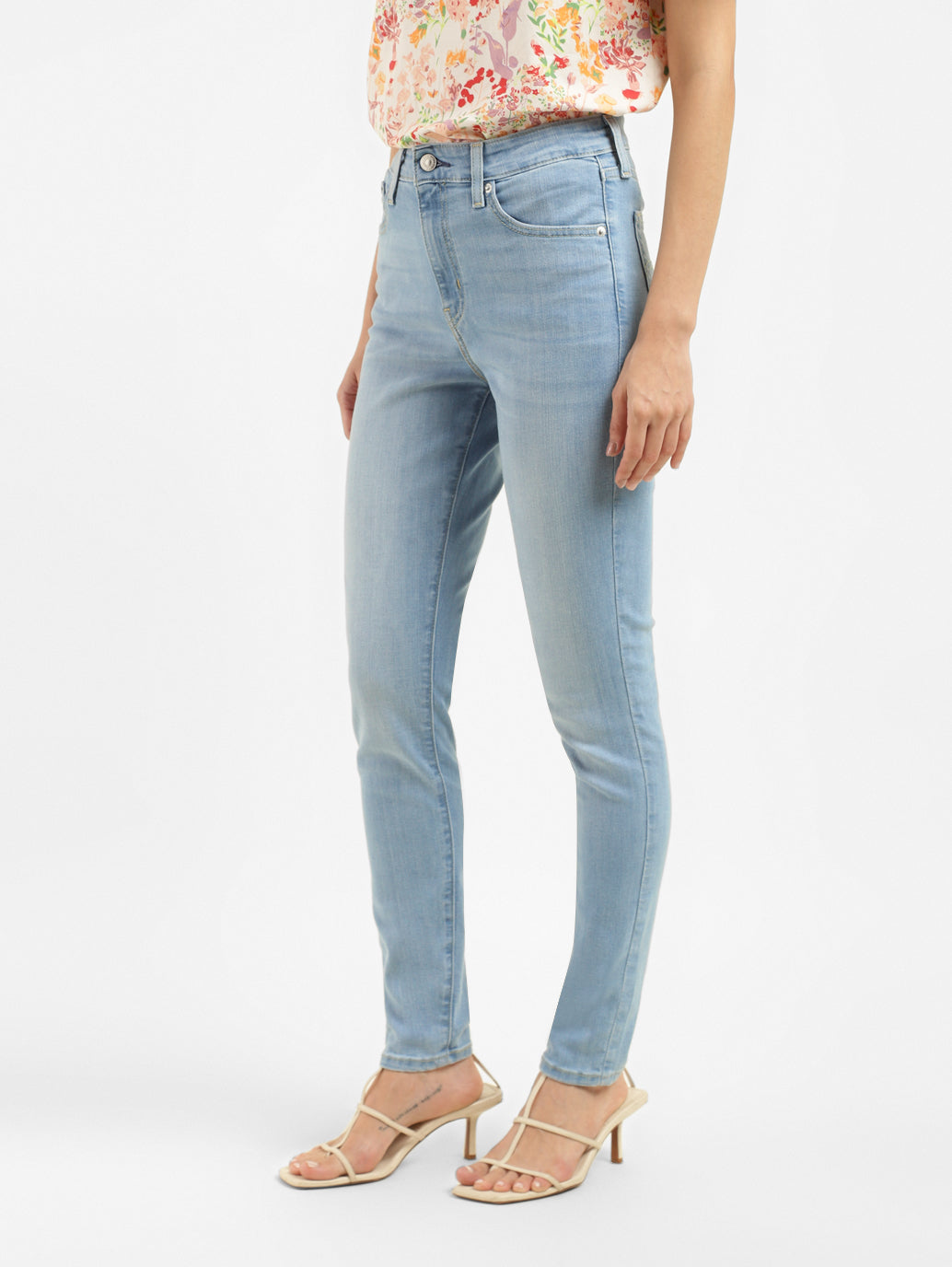 Women's 721 Blue Skinny Fit High Rise Jeans - 04e76e3d-4c81-4492-bc30-9084f96f78e6 View